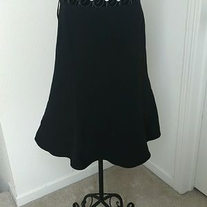 Formal Junior's A-line black skirt